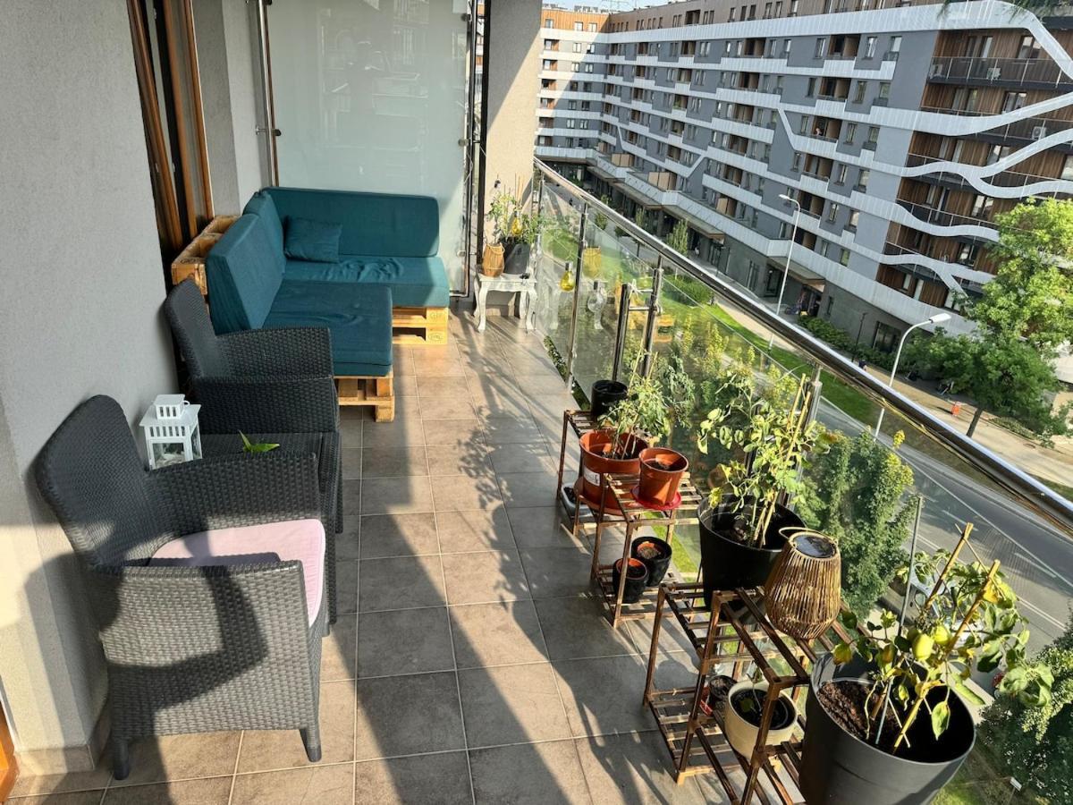 Spacious 60m2 By The River For Nomads Apartment Krakau